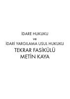 İdare Ve İdari Yargılama Usul - Metin Kaya.pdf
